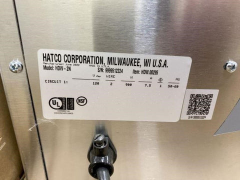 Hatco 2-drawer Warmer Cabinet #HDW-2N