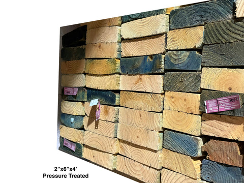 4' Pressure Treated Lumber Stickers