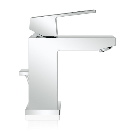 Side view of new Grohe Eurocube model #2312900A bathroom faucet with single handle. 