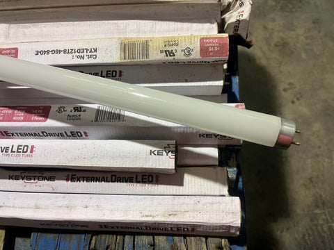 New Keystone KT-LED12T8-48G-840-E, T8, LED bulbs for ceiling light fixtures featuring 70,000+ hour lifetime. 