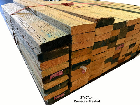 4' Pressure Treated Lumber Stickers