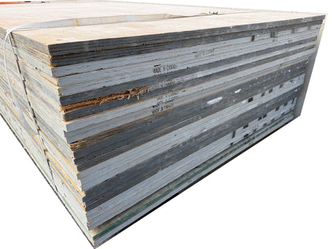 3/4"x4'x8' concrete form plywood in 29 pc bundle (A). 
