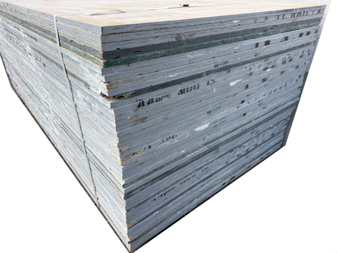3/4"x4'x8' concrete form plywood in 48 pc bundle (B). 
