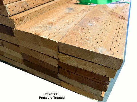 4' Pressure Treated Lumber Stickers