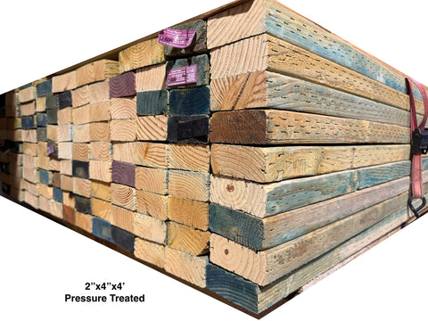 4' Pressure Treated Lumber Stickers