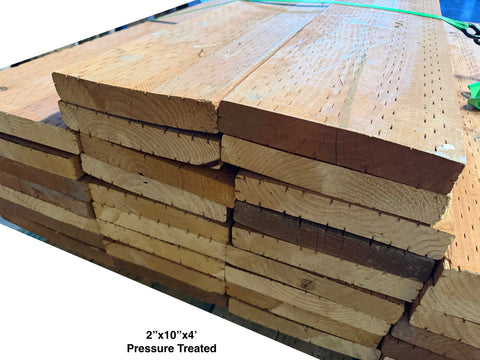 4' Pressure Treated Lumber Stickers