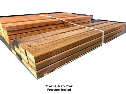 4' Pressure Treated Lumber Stickers