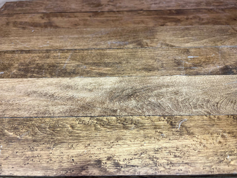 Detail of various grain patterns on good used solid maple hardwood flooring. 