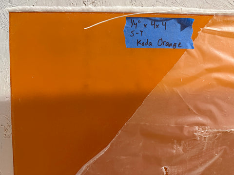 1/4" Acrylic / Plexiglass