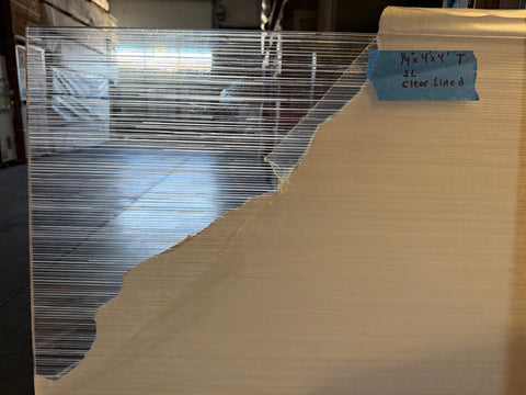 1/4" Acrylic / Plexiglass