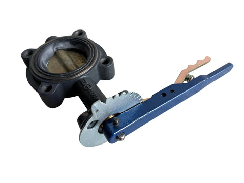 Good used 3" Nibco butterfly valve with EPDM seal & aluminum bronze disc. 