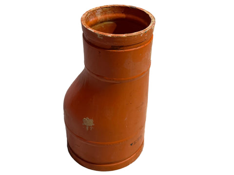 6x4 Figure 7073 eccentric reducer with grooved ends by Gruvlok. 