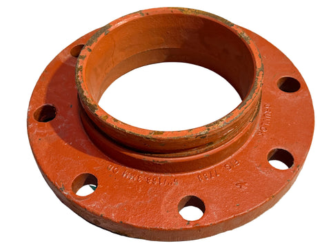 Reclaimed Gruvlok Fig. 7788 6" grooved flange adapter. 
