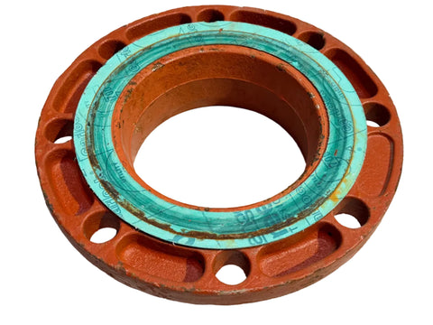 Good, used, 6", Fig. 7788, grooved flange adapter by Gruvlok. 
