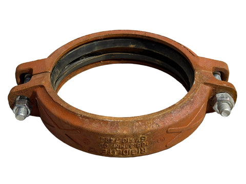 Rigidlite Fig. 7400 6" rigid, grooved pipe coupling in good, used condition. 