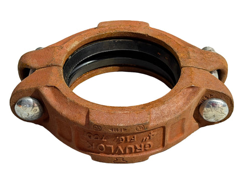 4" Gruvlok Figure 7001 flex pipe coupling in good, used condition. 