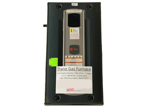 Trane gas furnace unit. 
