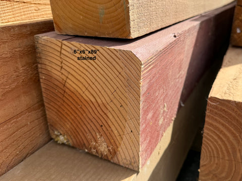 X: Solid Wood Beams & Posts - SOLD 4/17/26