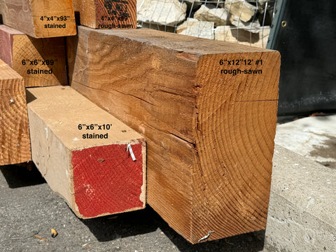 X: Solid Wood Beams & Posts - SOLD 4/17/26