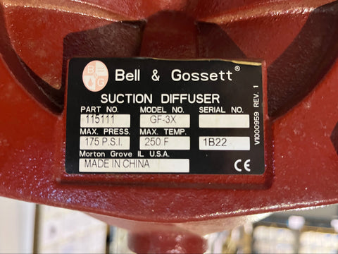 Bell & Gossett Suction Diffusers