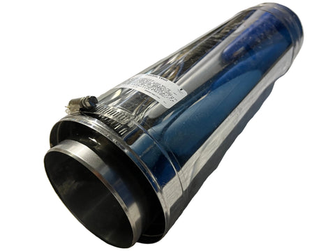 DuraVent #W2-AVL4: FasNSeal Series Double Wall Adjustable Vent Length for Gas Vent Pipe, Stainless Steel, 4" I.D; 5" O.D.