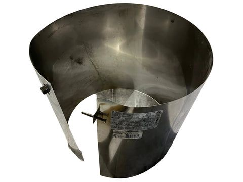 Security Chimneys #SSD14AL18UK: Secure Seal Double Wall Adjustable Length Vent Pipe, Exterior Sleeve Only, Stainless Steel: 18" I.D. x 14" L.