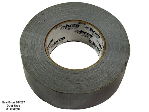 New roll of 2"x60 yd. duct tape, model # BT-287 by Bron. 