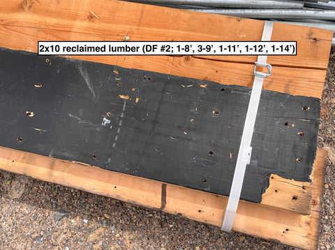 2"x10" Lumber Bundle - Reclaimed