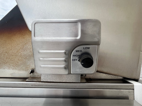 Viking grill rotisserie electric motor control with 3 speeds. 
