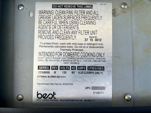 BEST Ceiling-Mounted Range Hood