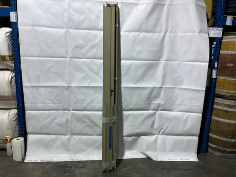 Unassembled steel door frame for Steelcraft commercial door. 