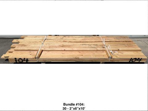 Framing Lumber Bundles