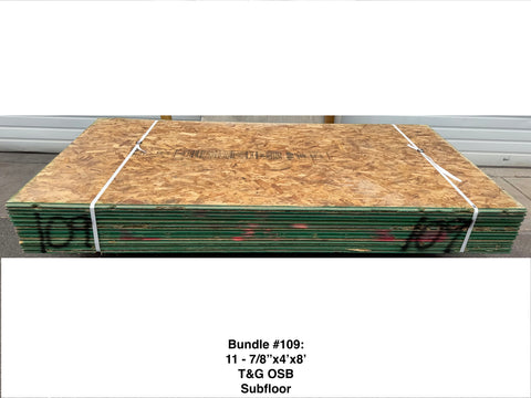 OSB Sheathing Bundles