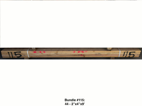 Framing Lumber Bundles