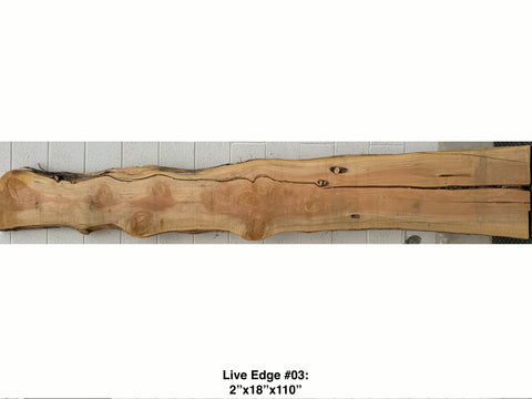 Live Edge Juniper Slabs