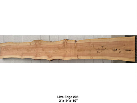 Live Edge Juniper Slabs