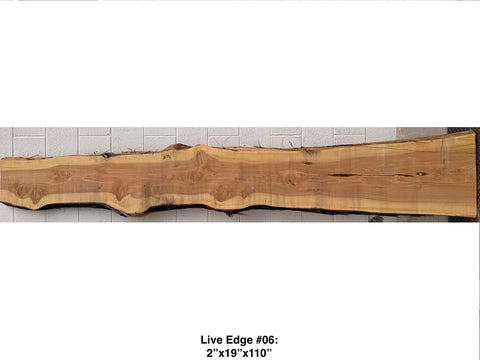 Live Edge Juniper Slabs