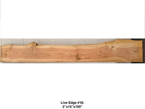 Live Edge Juniper Slabs