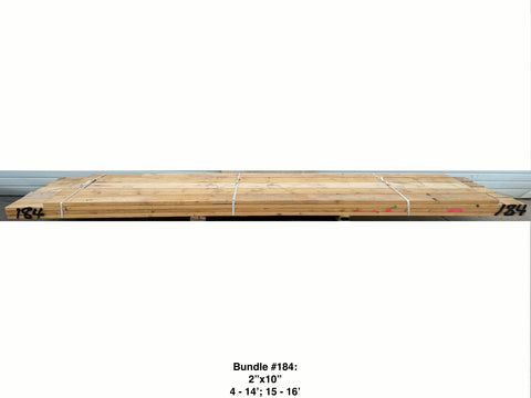 Framing Lumber Bundles