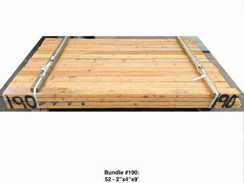 Framing Lumber Bundles
