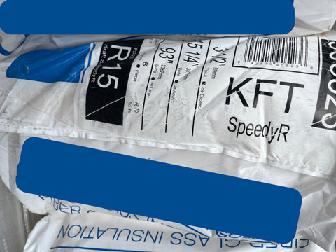 R15 Kraft Paper Faced Fiberglass Batt Insulation