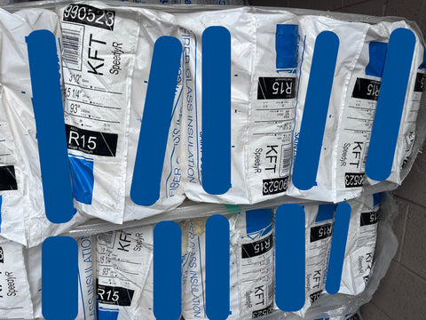 R15 Kraft Paper Faced Fiberglass Batt Insulation