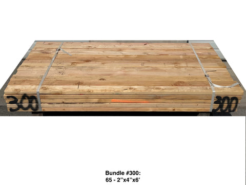 2x4 Framing Lumber Bundles