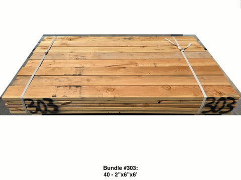 2x6 Framing Lumber Bundles