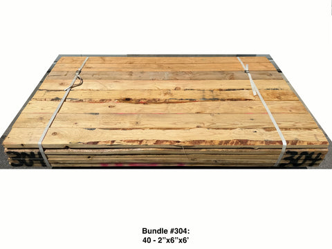 2x6 Framing Lumber Bundles