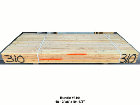 2x6 Framing Lumber Bundles
