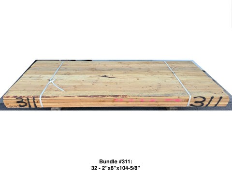 2x6 Framing Lumber Bundles