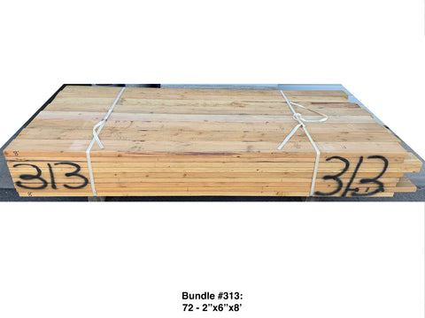 2x6 Framing Lumber Bundles