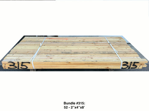 2x4 Framing Lumber Bundles
