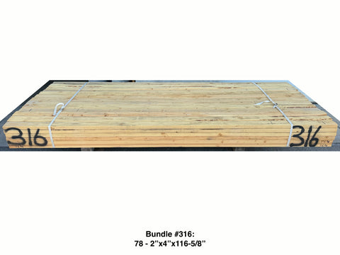 2x4 Framing Lumber Bundles